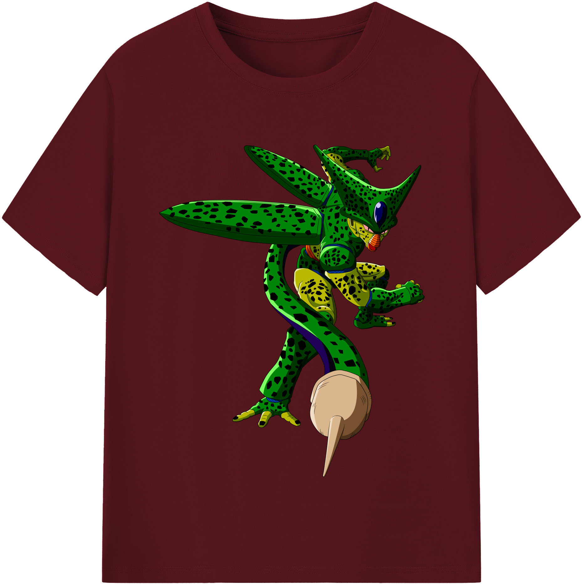 （画像用） ドラゴンボール セル DRAGON BALL Cell 綿100％半袖Tシャツ（フロントプリント）